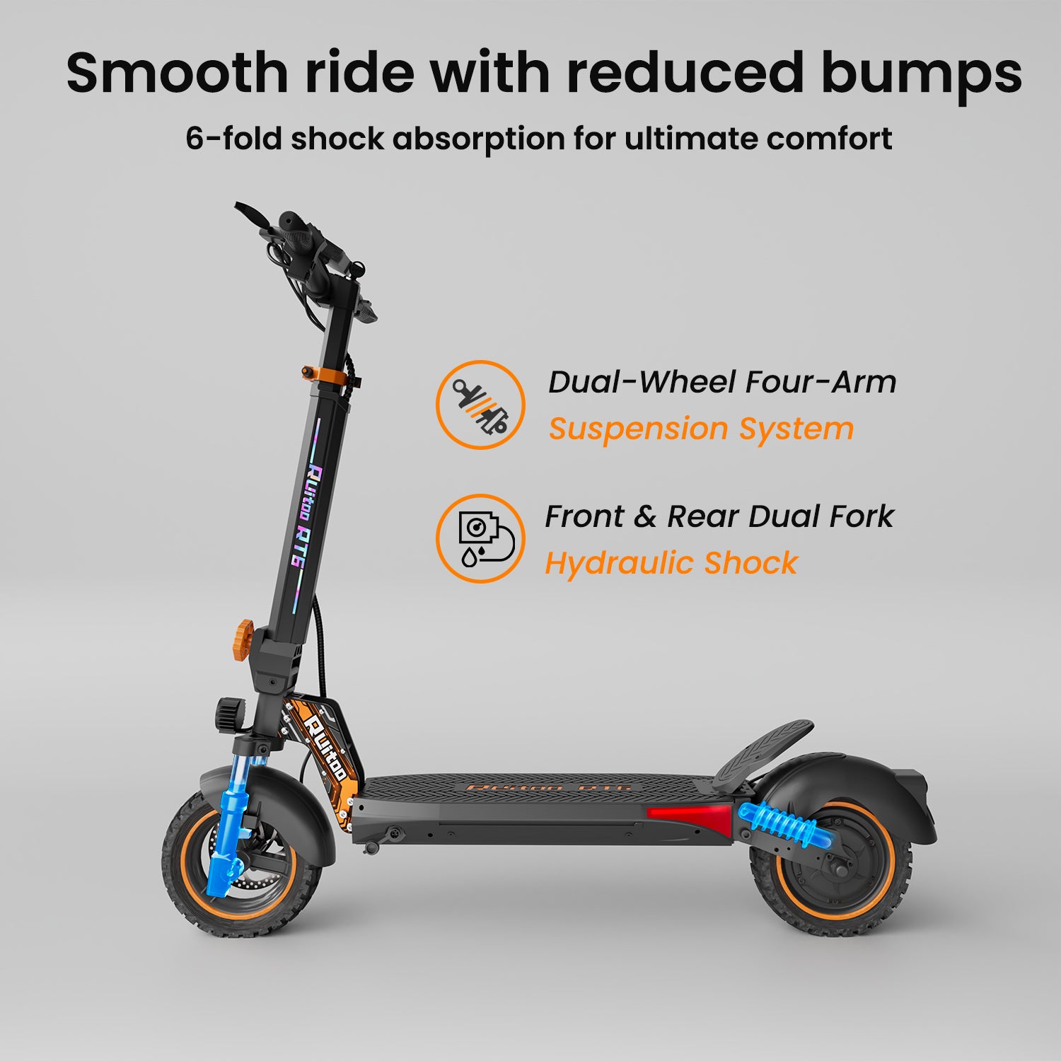 Ruitoo RT6 — Monopattino Elettrico 800W 55km 6